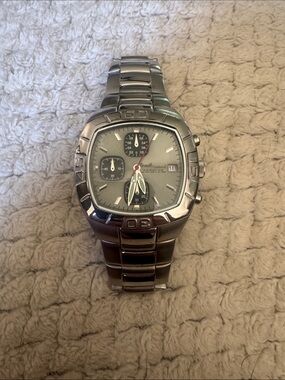 Fossil Stainless Steel  Chronograph Watch - Silver  Dial